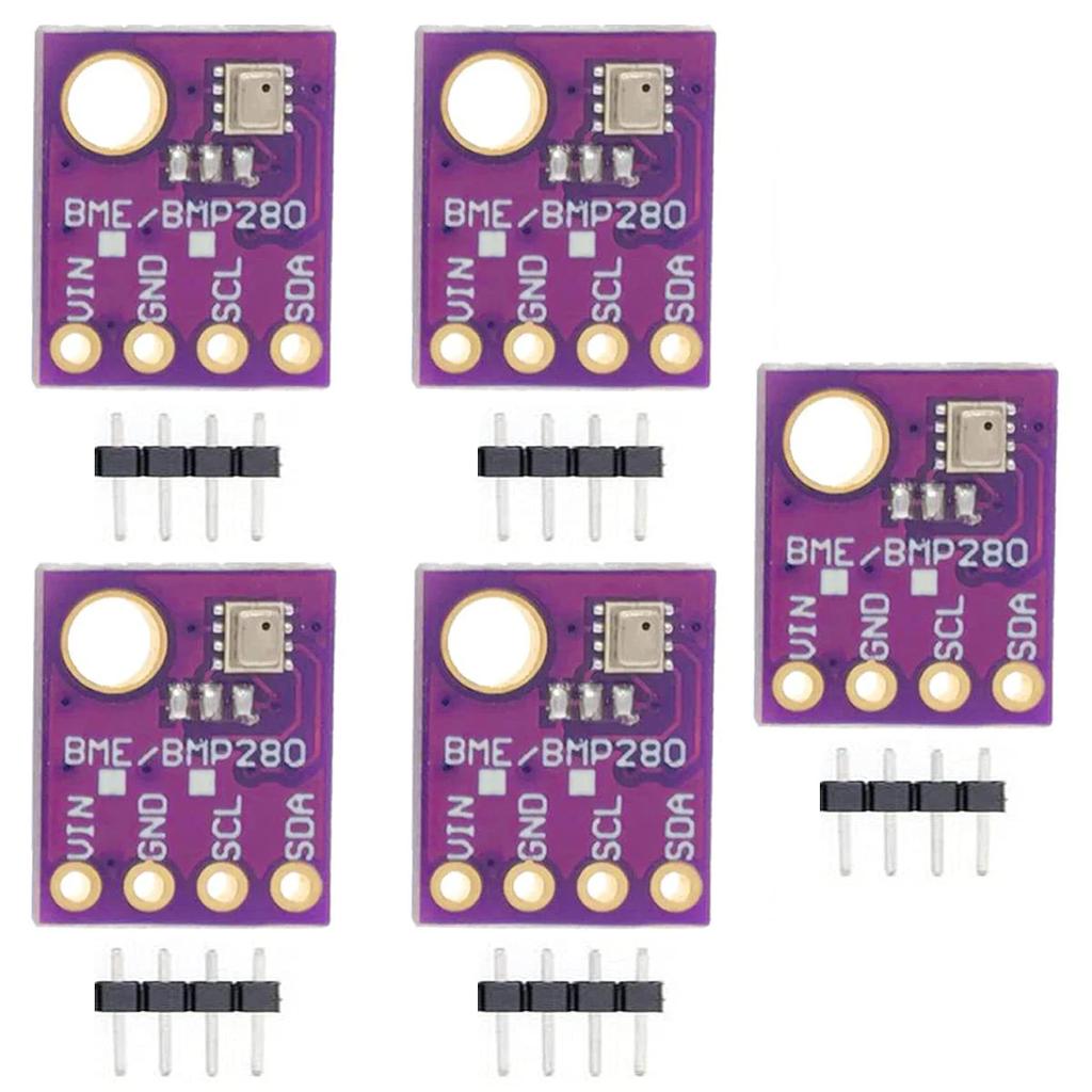5Pcs BMP280 3.3V High Accuracy Digital Atmospheric Pressure Sensor GY-BMP280-3.3 Temperature Sensor Module