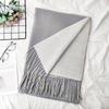 Thickened Solid Color Double Sided Imitation Cashmere Scarf Autumn and Winter Atmosphere Women's High End Versatile Men's Scarf Warm Shawl