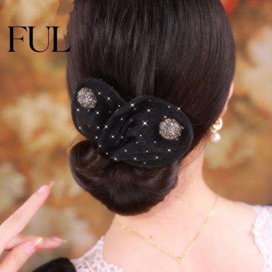 Secure Hair Clip Bun Maker Flower Fishtail Rhinestone Feather Curler Deft Twister High Creator Long Fast Snap Roll Tool Women Styling Accessories