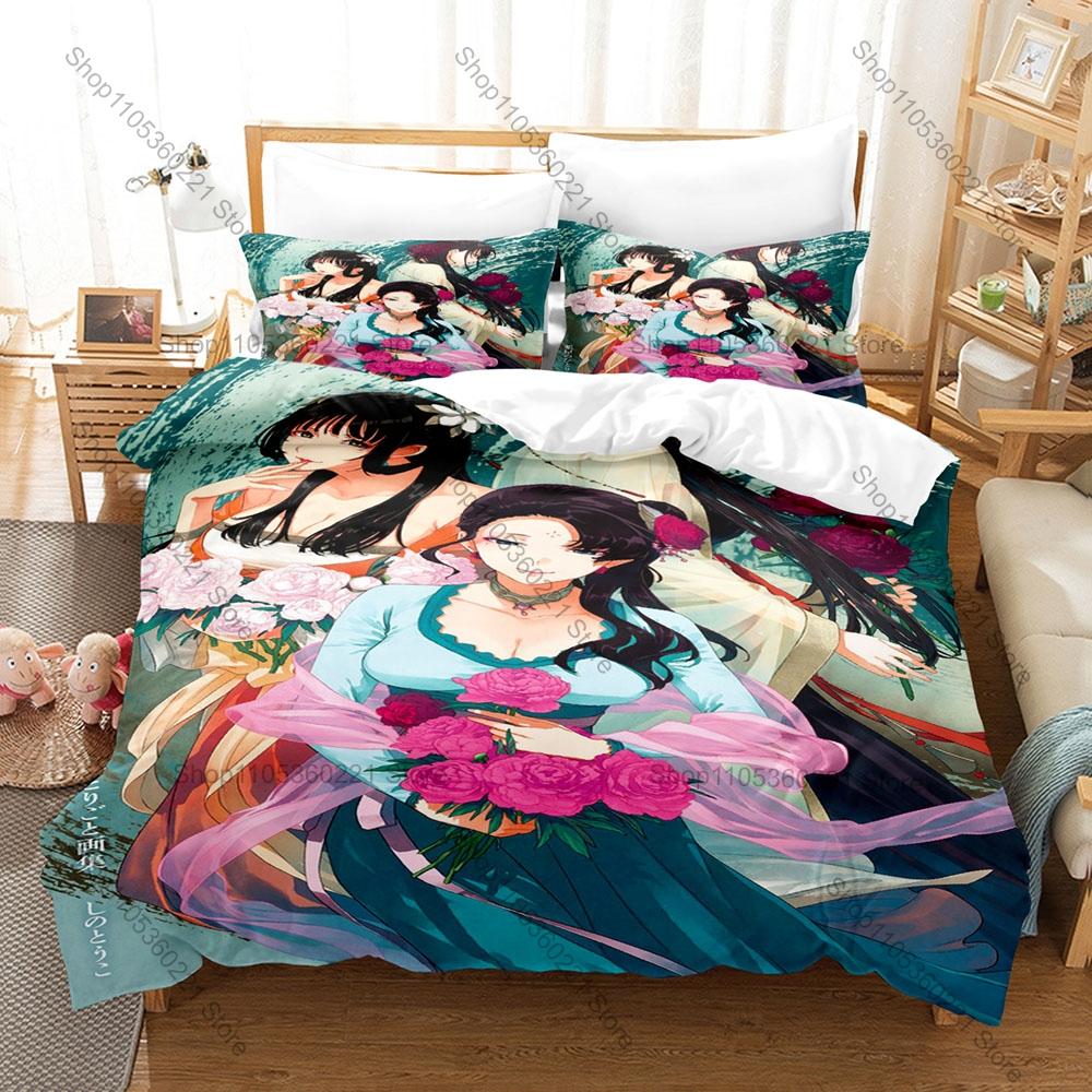 Cool The Apothecary Diaries 3PCS Bedding Set Maomao Jinshi Microfiber Duvet Cover 2Pillowcases No Inner Core