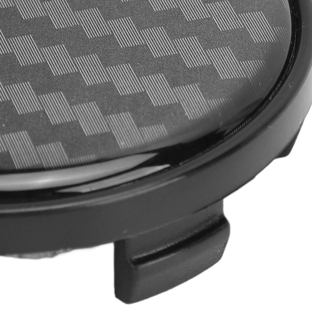 4pcs Wheel Center Caps Plastic Universal Carbon Fiber Style Center Hub Cap Cover 54mm Outer Diameter