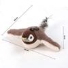 Interactive Cat Toys Rechargeable Flying Bird Rat Cat Toy Chirping Flapping Bird Can Add Catnip Touch Activated Plush Toy