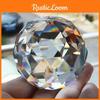 Clear Cut Crystal Sphere 50mm Faceted Gazing Ball Prisms Suncatcher Decor Home