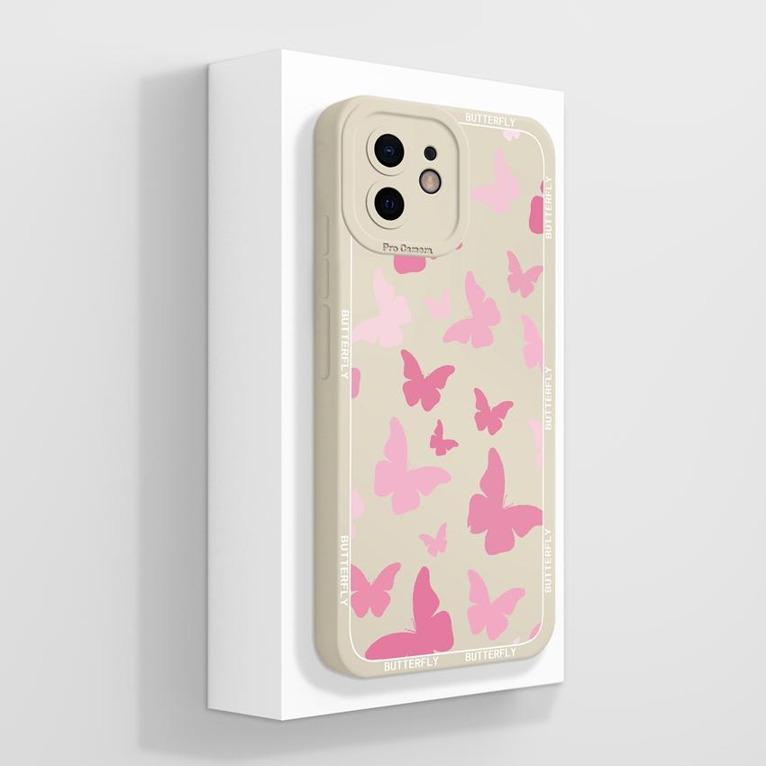 Для iPhone 12 11 XR 6 7 8 Plus Mini Pro Max Чехлы для телефонов Милые плюшевые узоры с кроликами Жидкий силикон Пылезащитная защита Мягкая задняя крышка Для чехла iPhone