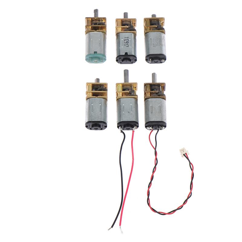 Micro N20 Gear Motor Slow Speed Metal Gearbox Reducer Electric Motor Diy Toy