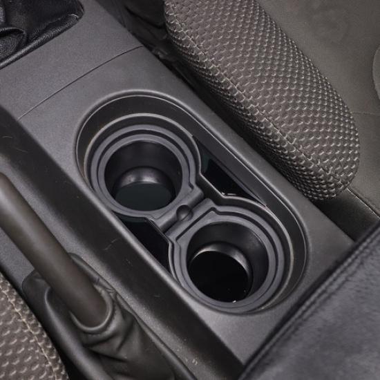 Glossy Piano Black Center water cup slot sticker Trim For Nissan Frontier 05-21