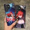 Стеклянный чехол HSR Himeko для мобильного телефона Samsung Galaxy S26 S25 S24 S23 S22 S21 S20 Note20 Plus FE Ultra Цветная крышка