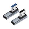 Конвертер Type-C «мама» в USB 3.0 «папа» 10 Гбит/с, Type-C в USB 3.0 с углом 90 градусов для удлинительного разъема USB-C.