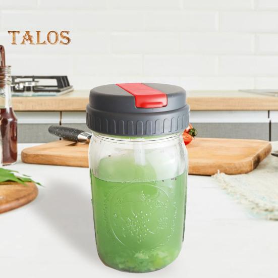 1 комплект, стеклянная крышка для чашки, не содержащая BPA, герметичный пластик, практичная герметичная крышка для хранения напитков, аксессуары для консервирования