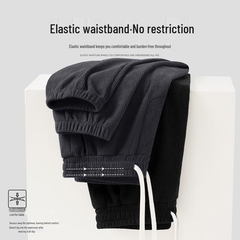 JEEP SPIRIT Men's Casual Corduroy Jogger Pants