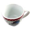 Les Trésors De Lily [M1397] - Porcelain Mug 'Belle Epoque' Red and White (dogs) - 9x9 Cm