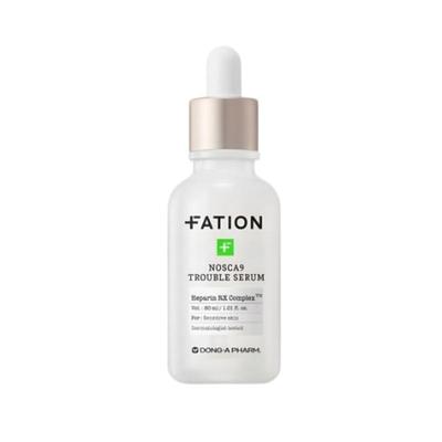 FATION NoSCA9 Trouble Serum 30 мл | K-Beauty Acne Spot Treatment for Sensitive & Problem Skin | Корейский уход за кожей от пятен и покраснений