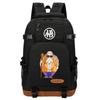 Dragon Ball Print Oxford Backpack School College Travel Lightweight Dual-Strap Laptop Bag Unisex 20L Capacity