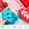 Pink Blue Red Ice Cube Mold 3D Love Heart Ice Making Tools Reusable Ice Tray  Kitchen Gadgets