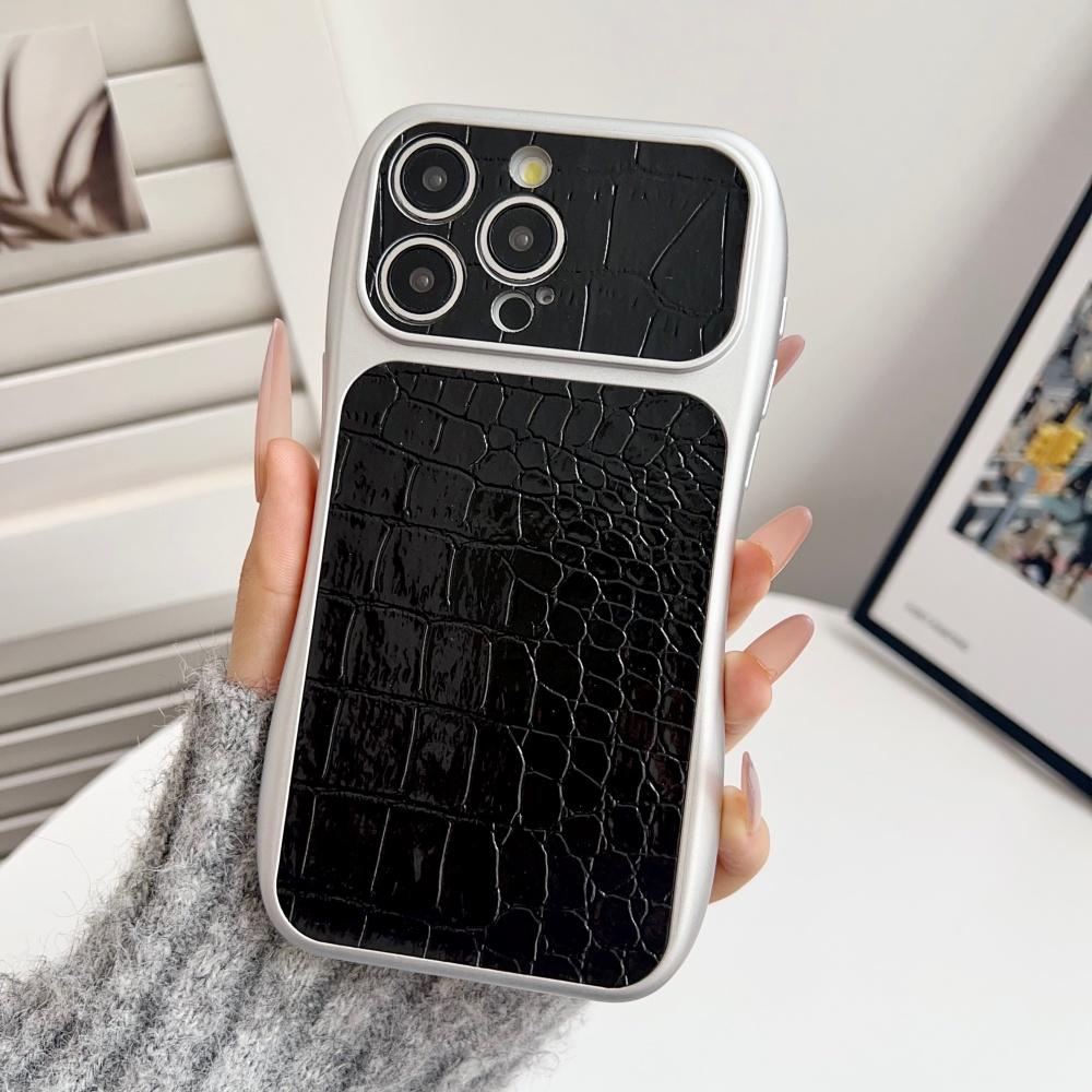 For Magsafe Original PU Leather Texture Phone Case For iPhone 17 16 15 14 13 Pro Max Curve Contour Bumper Magnetic Fashion Cover
