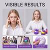 Halloween Purple Steamed Bun Squishy Toy Slow Rising Soft Rubber Squeeze Fidget Toy with Mini Steamer Stress Relief Desk Decor Party Gift