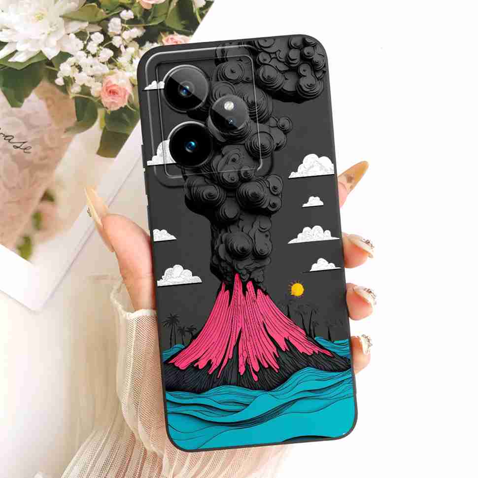 Чехол для Realme GT 7 5G RMX5061 Кот Удачи Крутая Книжка Мягкий Силиконовый Чехол для Телефона Realme GT 7 GT7 5G Задняя Крышка Оболочки