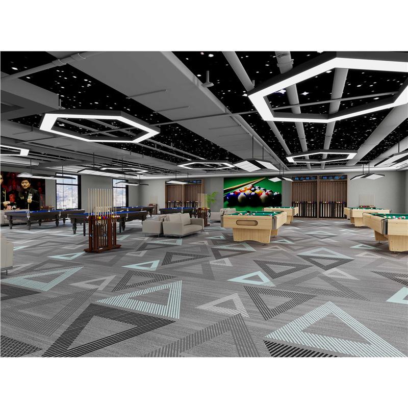 Billiard Hall Nylon Carpet: Waterproof, Fireproof, Full Coverage for Commercial Use