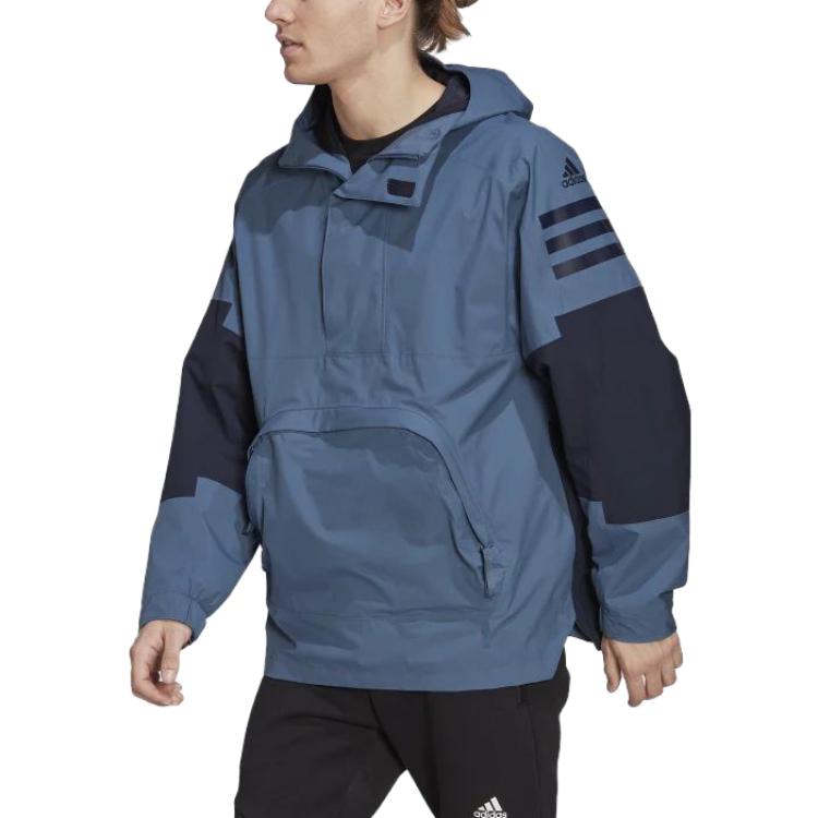 adidas Водонепроницаемая, износостойкая, ветрозащитная ветровка мужская HG8579