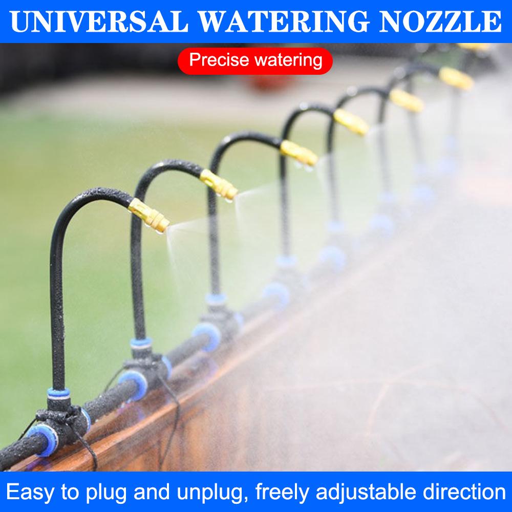 Автоматическая система полива с распылителем, электрический распылитель, садовые цветы, растения, универсальный инструмент для полива, набор 5 м/20 м