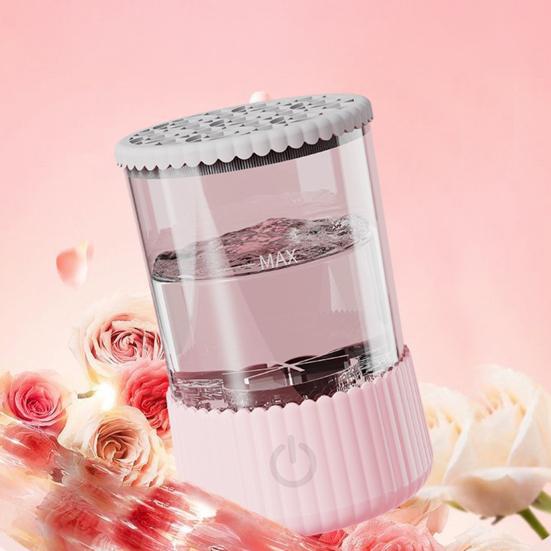 Электрическая машинка для чистки кистей для макияжа USB Автоматическая машина для чистки косметических кистей Многофункциональный очиститель для кистей для красоты всех размеров Инструменты для мытья