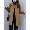 Mid-length Woolen Jacket for Women In Winter New Style, Stylish, Small Warmth and Thick Lapel Coat