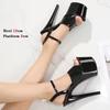 Fashion Womens Shoes 15 CM 6inchs Pole Dance Shoes Stripper High Heels for Women Sexy Show Shoes Sandals Party Platform Wedding Footwear