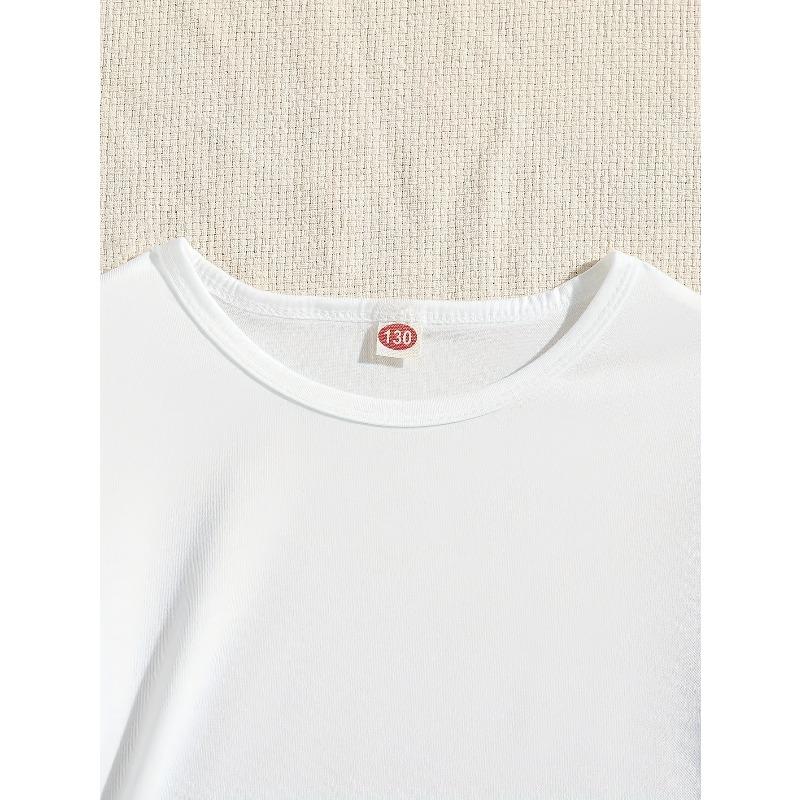 Girls Crewneck Short Sleeve T-Shirt, Cute Flamingo Floral Print