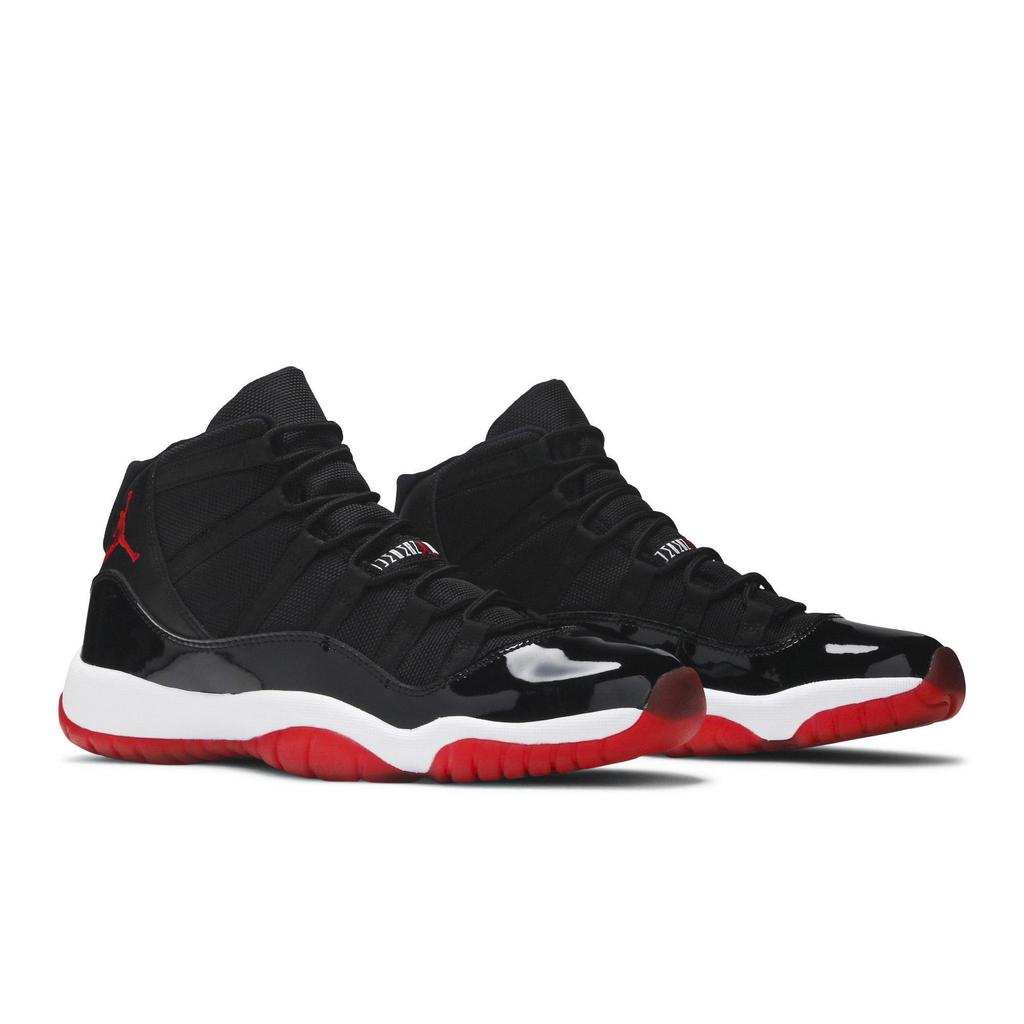 Air Jordan 11 Retro Grade School 'Bred' 2012 (унисекс) Детские баскетбольные кроссовки Черный / Varsity Red-White 378038 010