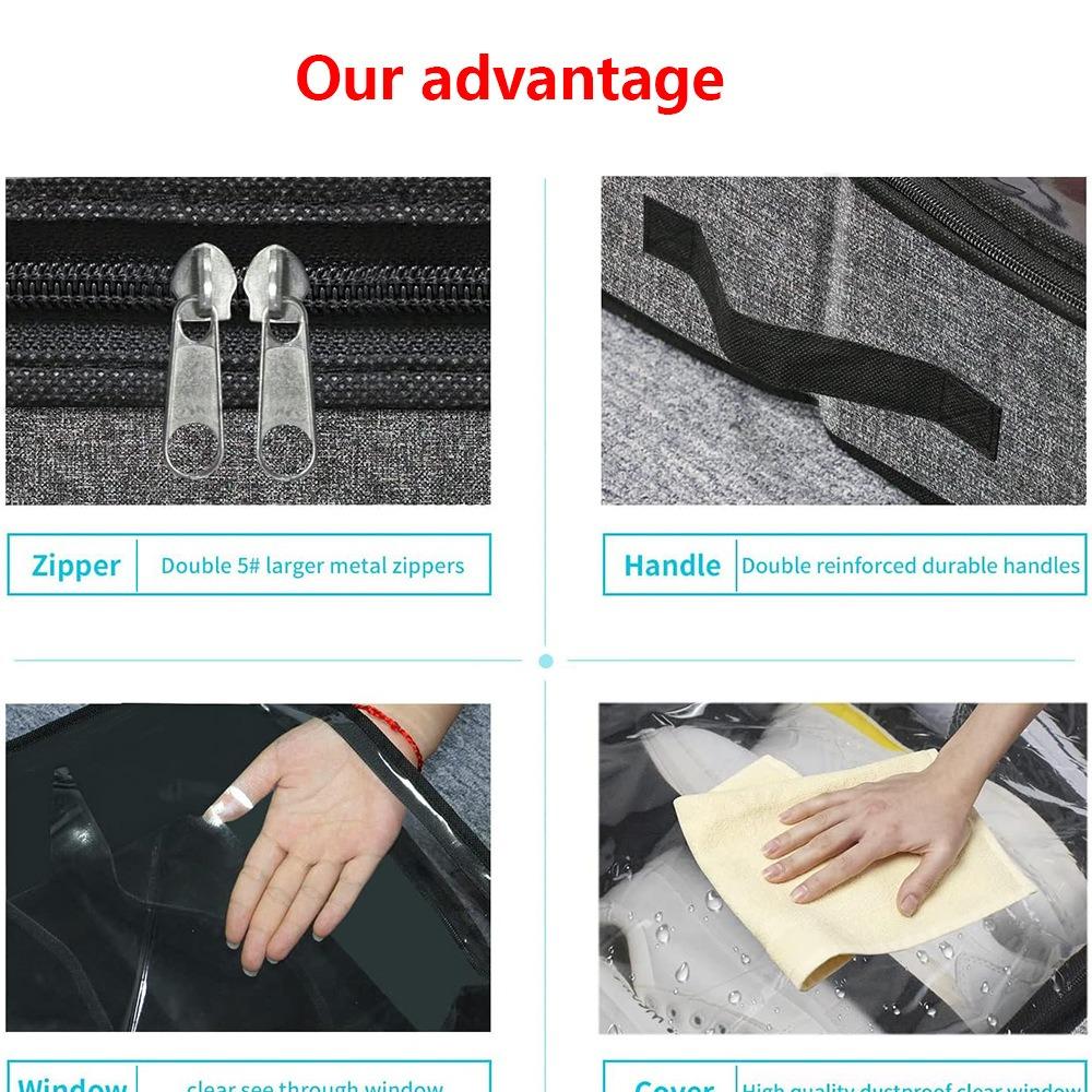 Складные сумки-контейнеры для обуви Дышащая сумка для хранения обуви Органайзер для хранения обуви Коробка для хранения под кроватью