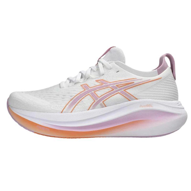Asics Кроссовки ASICS Gel-Nimbus 27 White Light Ube Женские 1012B753-101