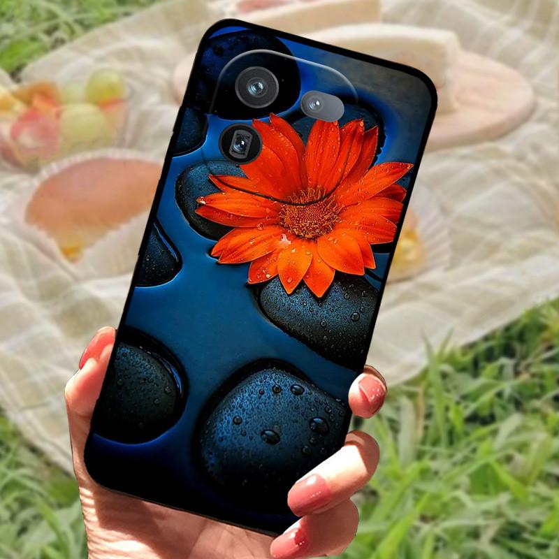 Чехол для Vivo IQOO 12 Pro Мягкий Мраморный Черный Силиконовый Задняя Крышка Телефона Для Vivo IQOO 12 Pro Чехол Крышка IQOO12 Pro Coque Funda