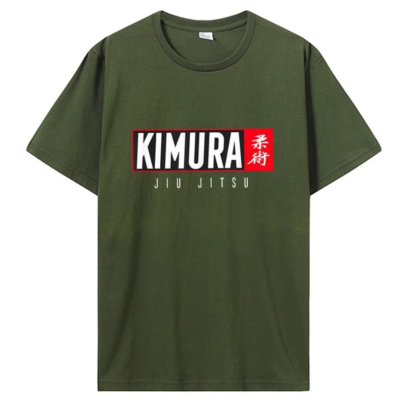 Kimura - Футболка для джиу-джитсу - BJJ - Бразильские боевые искусства Футболка с принтом Хлопковая футболка Одежда Оверсайз футболка