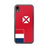 Coque iPhone - Wallis-et-Futuna - XR - Souple - Multicolore - Design Drapeau