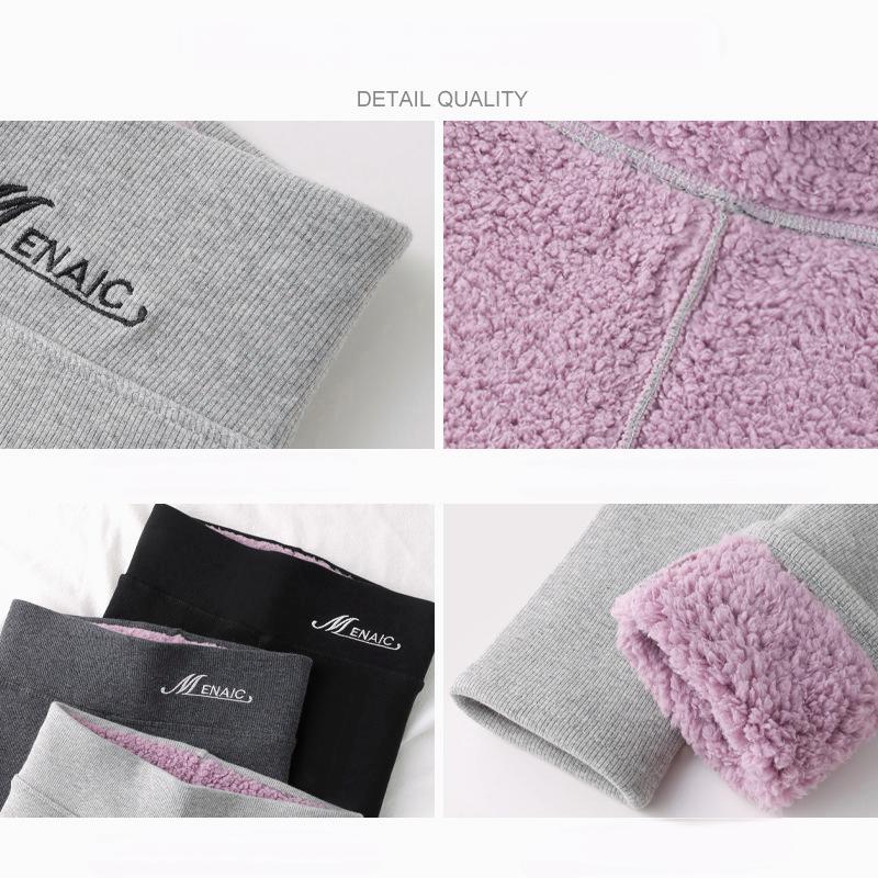 Женские флисовые леггинсы с высокой талией, осенне-зимние бархатные кашемировые толстые теплые хлопковые брюки, женские термоколготки, женские брюки