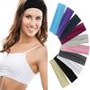!19 Colors Summer Stretchy Sports Yoga Headband Women Men Athletic Headband Running Fitness Gym Tennis Exercise Headwrap