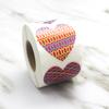 Xh047 Cute And Colorful Heart Shaped Stickers For Creative Party Planning
