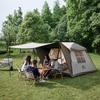 Naturehike Официальный магазин One Touch Tent Ti Black Новый материал Расширенный тент Кемпинговый домик Тип Легко устанавливается Защита от УФ-излучения Отдельно стоящий Двухместный