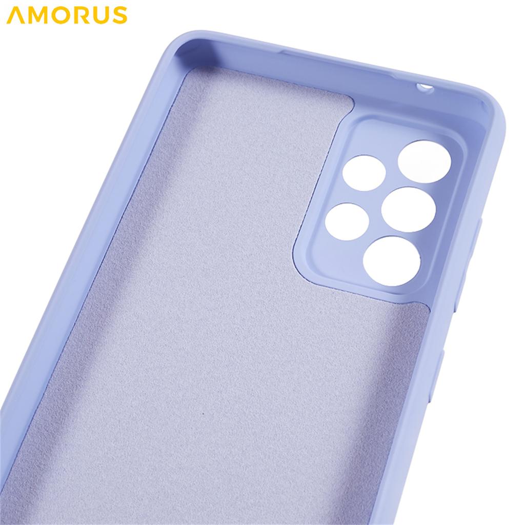 For Samsung Galaxy A23 4G/5G (Global) Case Precise Cutouts TPU Fiber Lining Shockproof Phone Cover