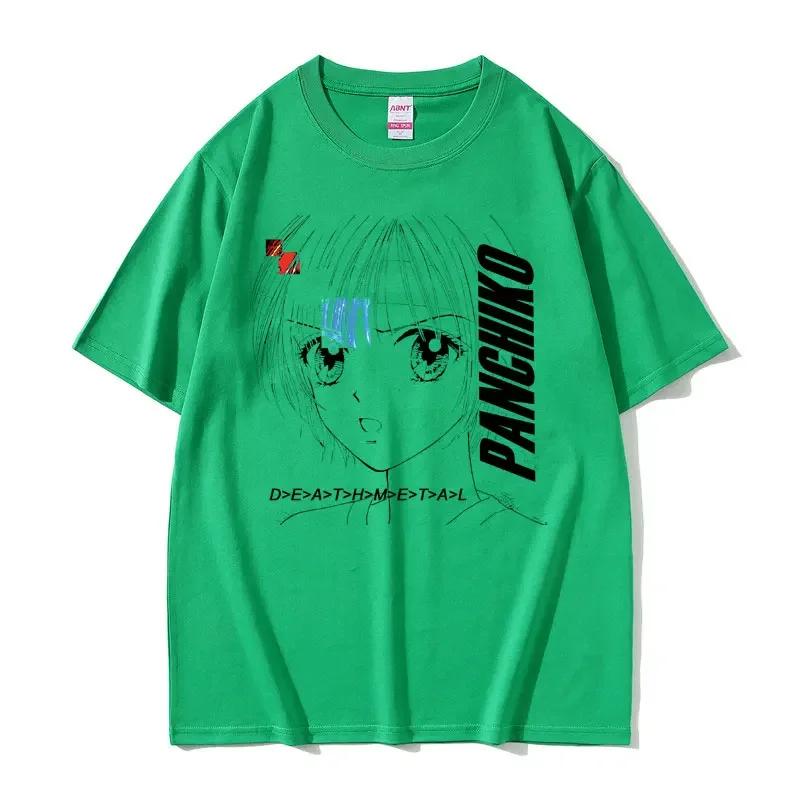 Rock Band Panchiko DEATHMETAL Album Graphic Print Tshirt Unisex Unisex Vintage Casual Tshirts Male Oversized Tees Gothic Streetwear