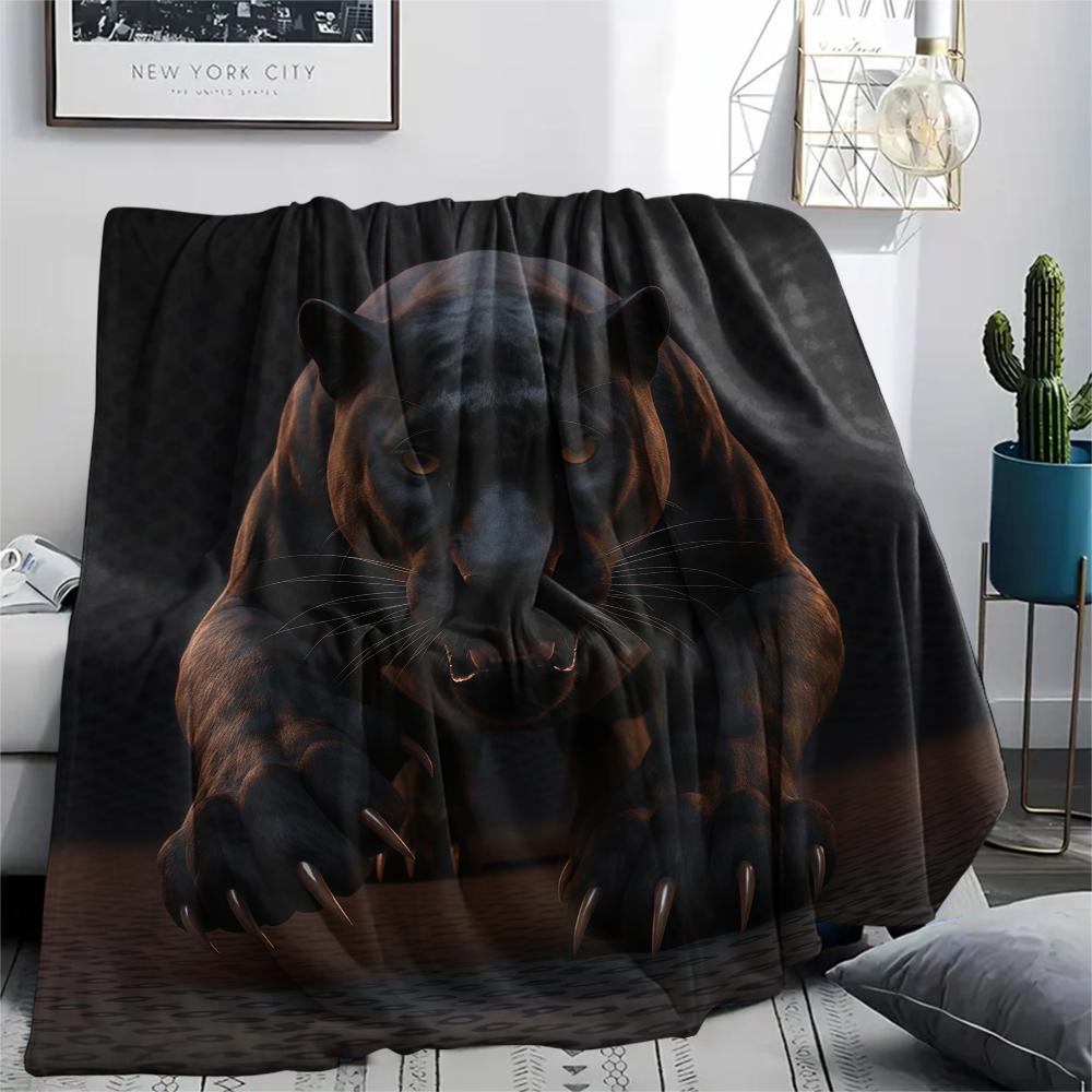 1 шт. Фланелевое одеяло с мультяшным принтом, Высококачественное, Удобное для всех сезонов, Домашний декор, Тепло и комфорт, Идеально для рождественского подарка на день рождения