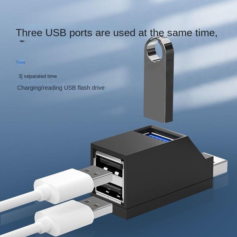 Расширитель USB3.0, многопортовый разветвитель, мышь USB2.0, U-дисковый адаптер, одно перетаскивание, три расширения, док-концентратор usp