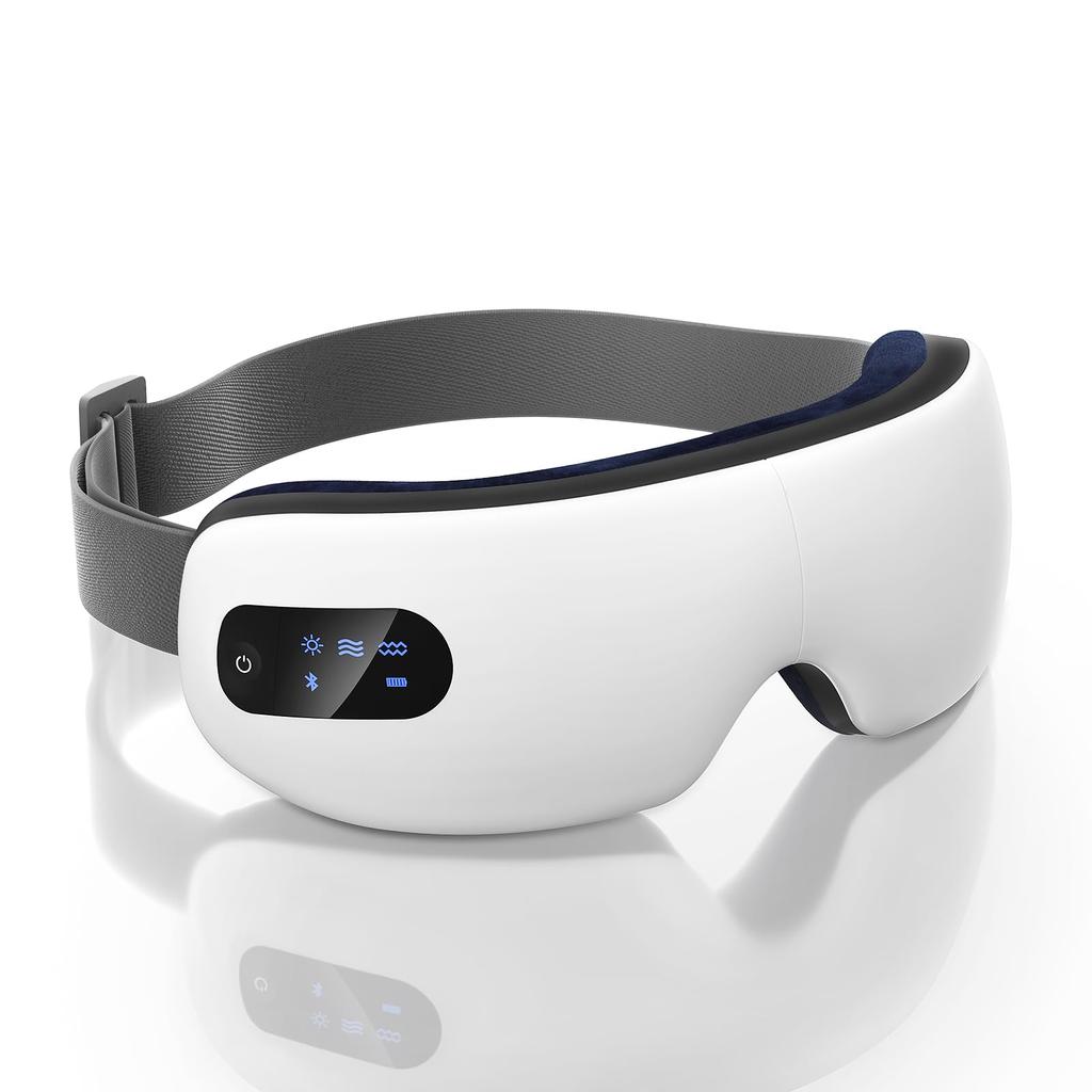 Boomax Eye Supervised by a Sleep Eye Eye 14 Air and Graphene Heating Bluetooth Music Japanese Sound White Warmer, 360° Airbag, Foldable, Specialist,