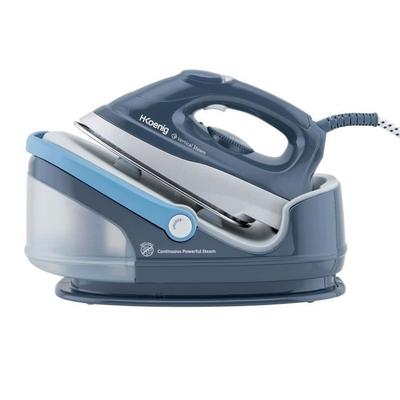 H.KOENIG V5I - Паровой утюг 6 бар - Подача пара : 100 г/мин - Вместимость съемного резервуара : 1,7 л — керамическая подошва