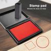 Reusable Stamp Pad Portable Ink Pad with Quick-Drying Ink Works with Rubber Metal And Wood Stamps Felt Pad for Office And Crafting