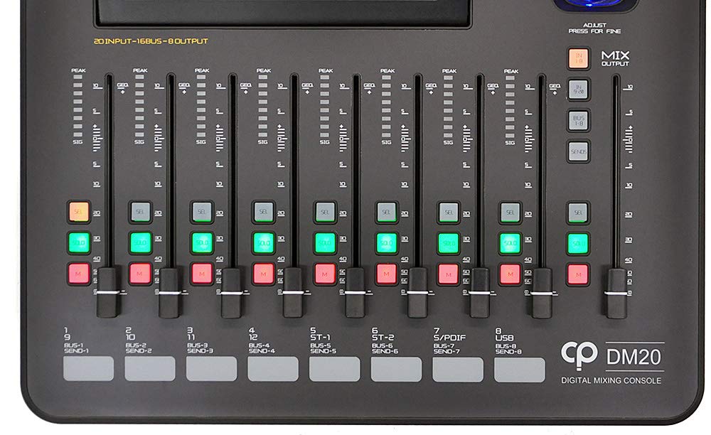 CLASSIC PRO DM20 Lightweight and compact digital mixer motor fader