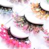 False Eyelashes Party Luminous Eyelashes Glitter Colored Eyelashes Lashes Extension Fake Eyelashes