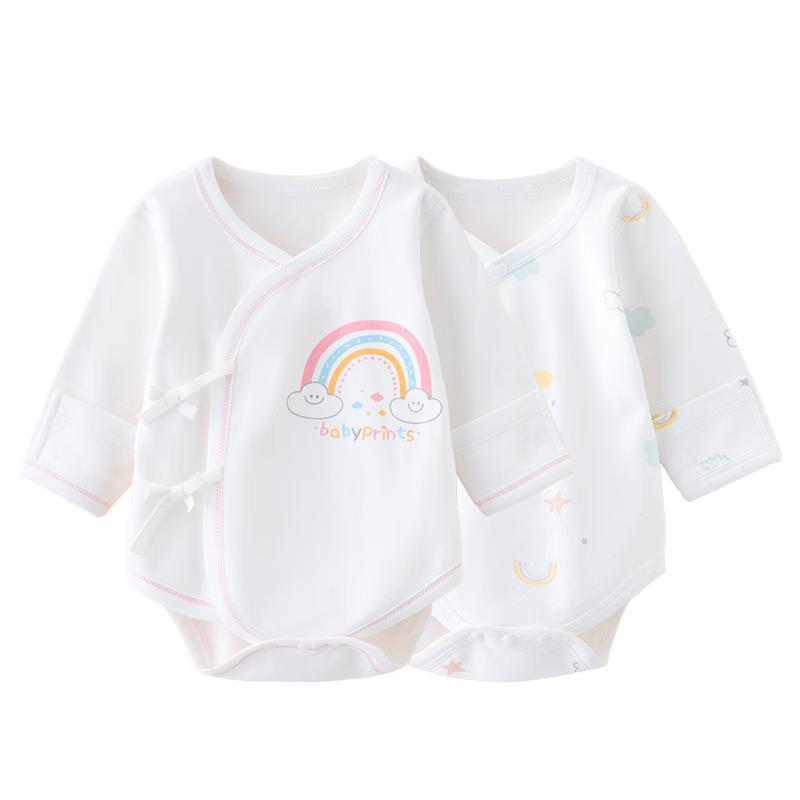 Babyprints Боди для новорожденных из хлопка с длинными рукавами (2-Pack)