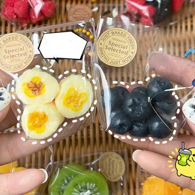 Игрушка-антистресс «Фрукты», с брелоком-сумкой, медленно поднимающаяся, апельсин, ананас, банан, голубика, сжимаемая, сенсорная игрушка, для снятия тревоги, фиджет-игрушка