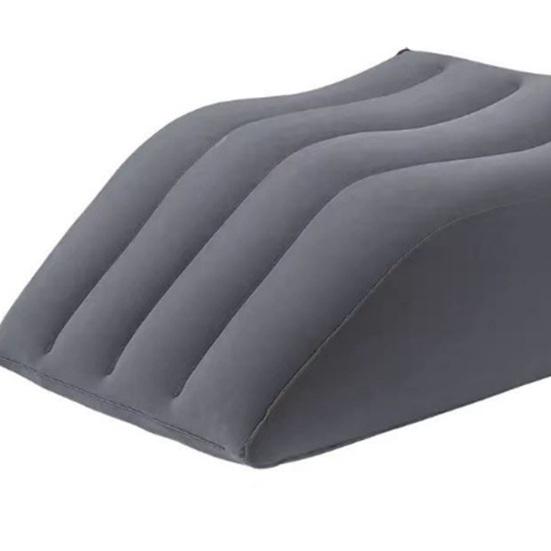 Inflatable Leg Elevation Pillow Portable Easy Inflation Flocking Pillow Ergonomic Design Multifunctional Pillow Circulation Pain Recovery Improved